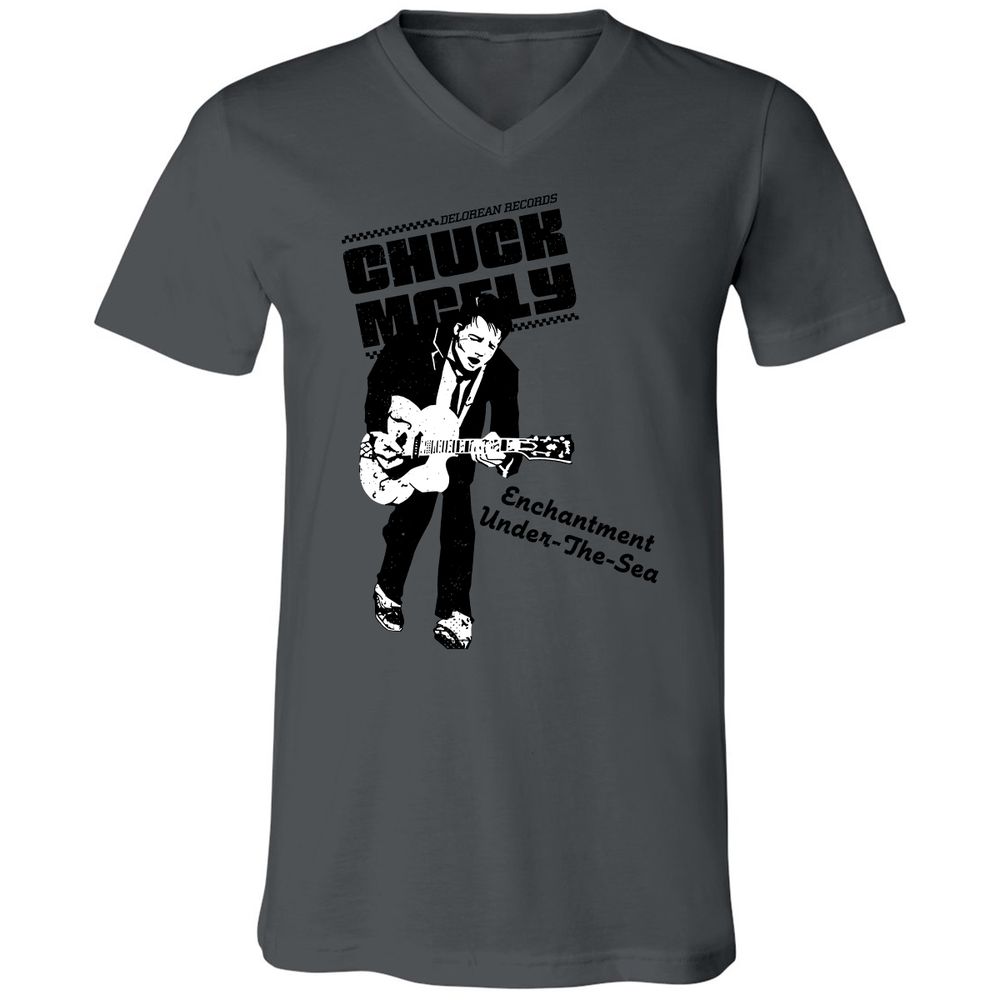 Unisex V-Neck T-Shirt - G94SNAYC - Asphalt - 12