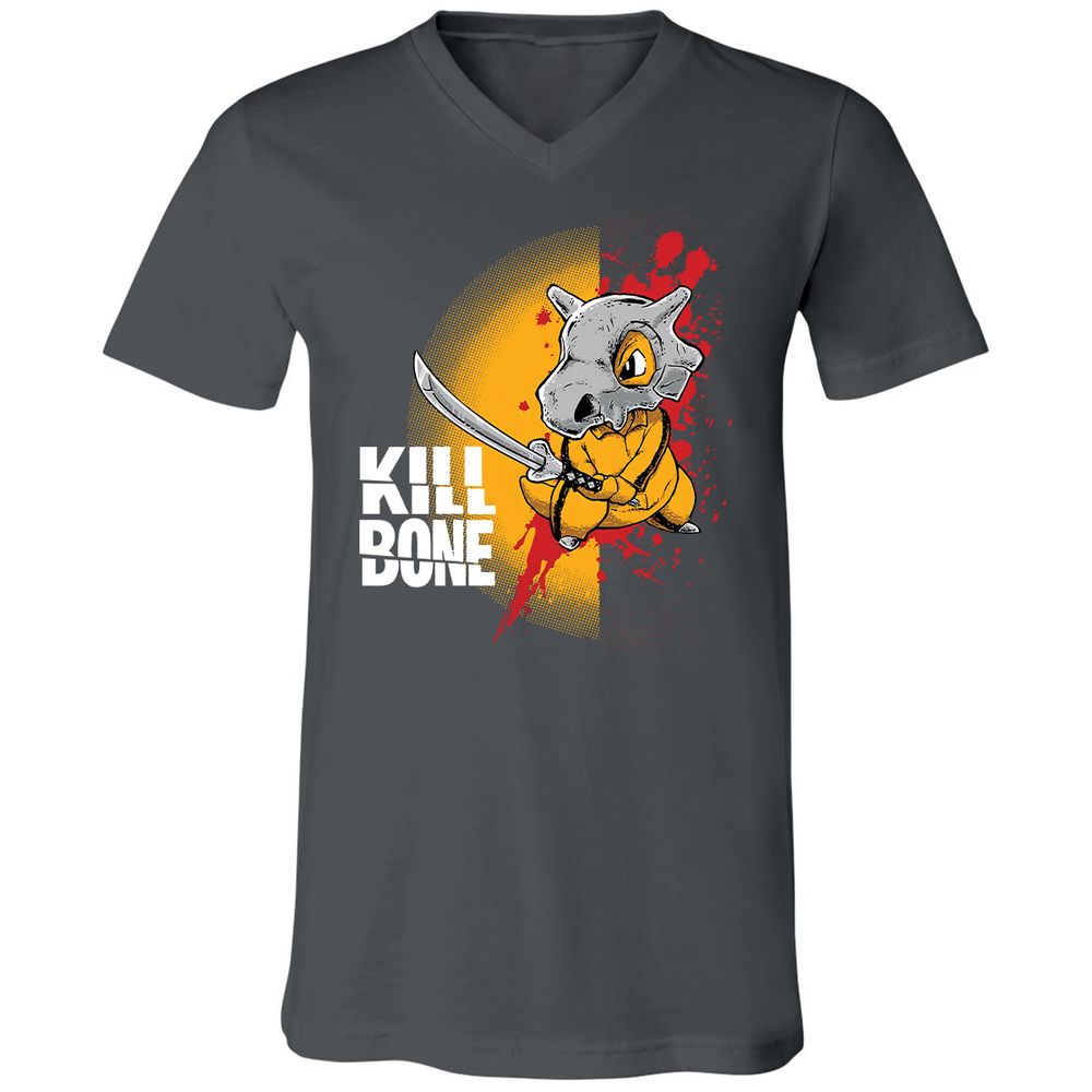 Unisex V-Neck T-Shirt - E8T362YL - Asphalt - 12