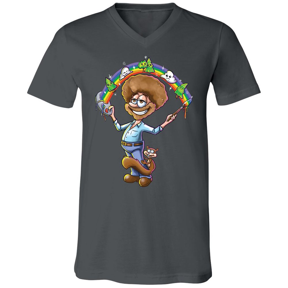 Unisex V-Neck T-Shirt - EVG9AS1B - Asphalt - 12