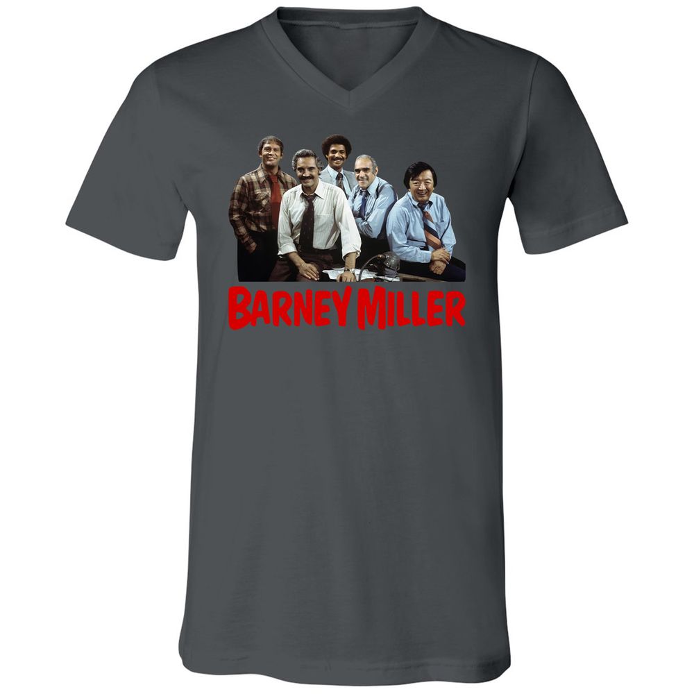 Unisex V-Neck T-Shirt - NRVCUBLT - Asphalt - 12