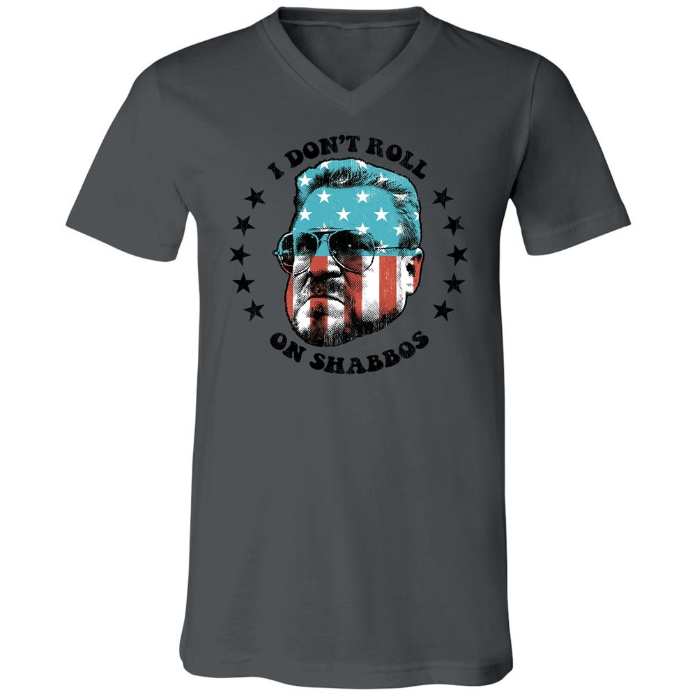 Unisex V-Neck T-Shirt - ZFX29XY1 - Asphalt - 12