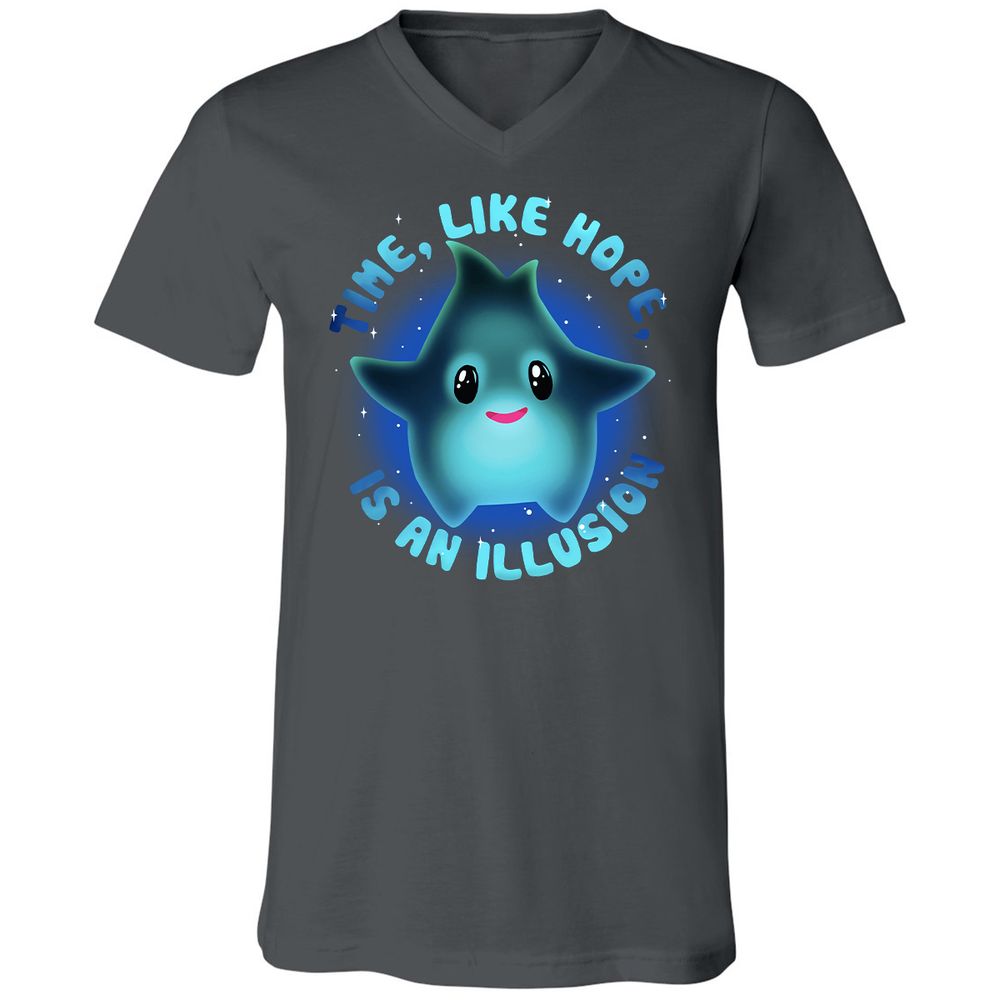 Unisex V-Neck T-Shirt - 86VDM62S - Asphalt - 12