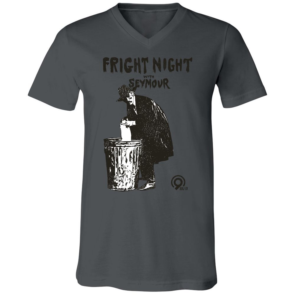 Unisex V-Neck T-Shirt - BS3EPQ8D - Asphalt - 12