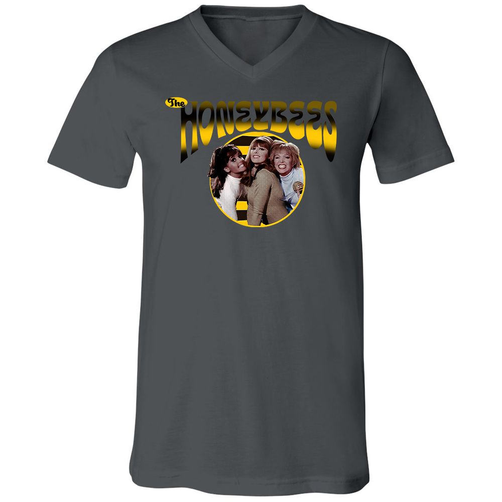 Unisex V-Neck T-Shirt - ZV6SXD33 - Asphalt - 12