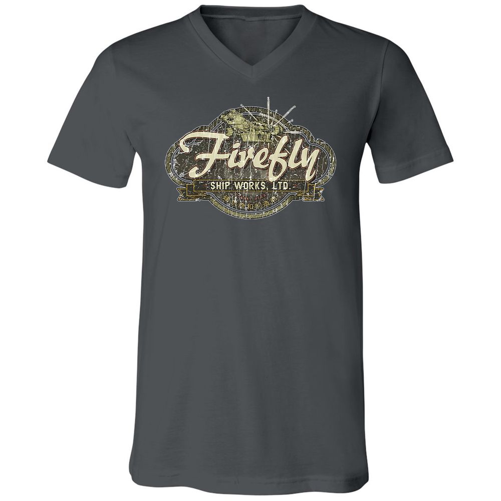 Unisex V-Neck T-Shirt - V816REAA - Asphalt - 12