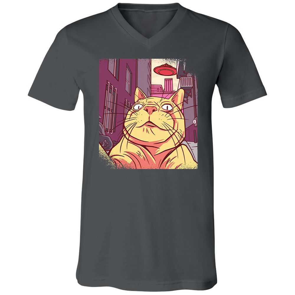 Unisex V-Neck T-Shirt - UPHK71VT - Asphalt - 12