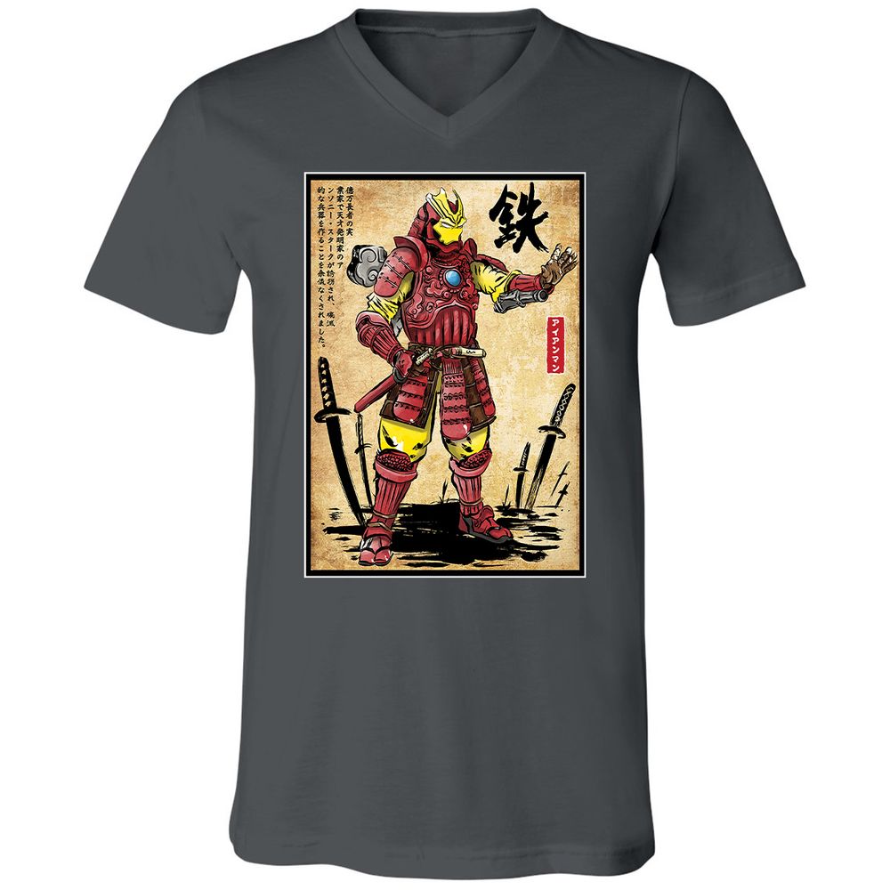 Unisex V-Neck T-Shirt - S6ZL713P - Asphalt - 12