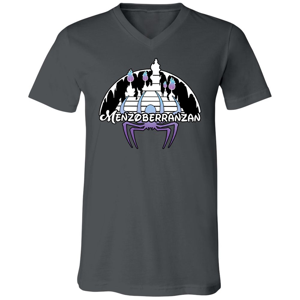 Unisex V-Neck T-Shirt - 61RZZJWE - Asphalt - 12