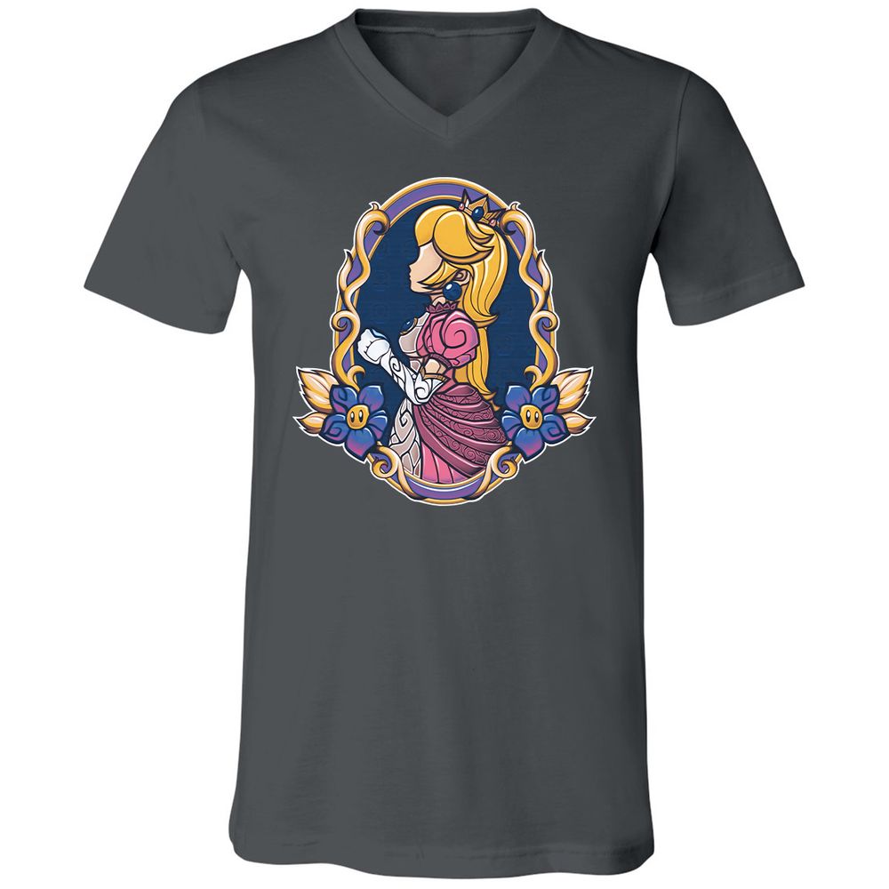 Unisex V-Neck T-Shirt - 82VMLP3Y - Asphalt - 12