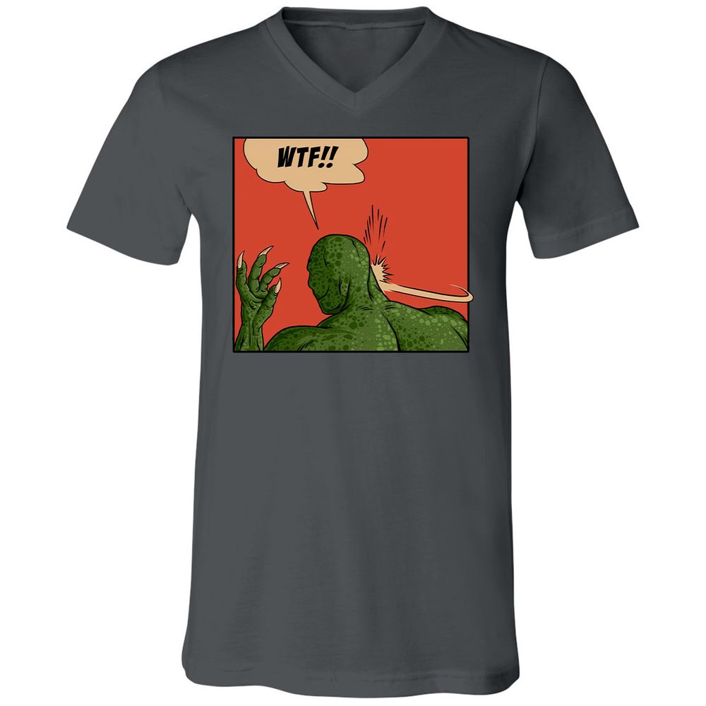 Unisex V-Neck T-Shirt - UXC267KC - Asphalt - 12