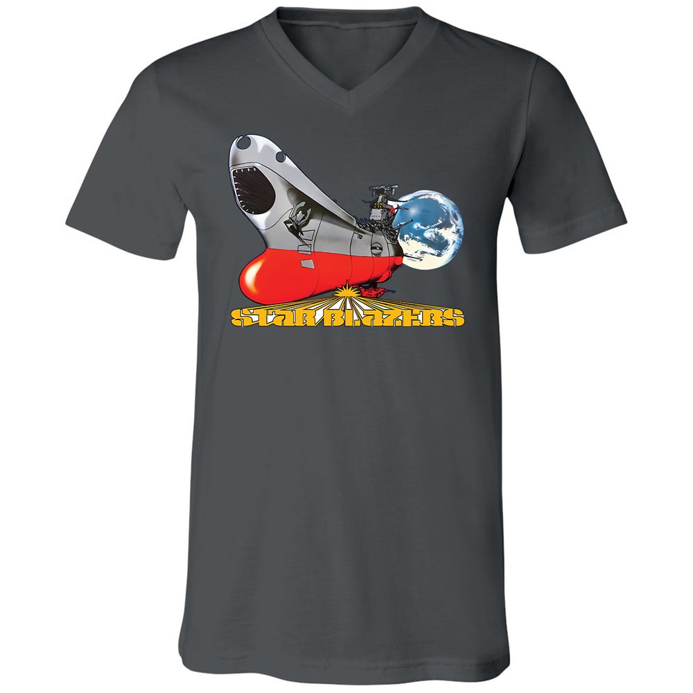 Unisex V-Neck T-Shirt - AX3AXGCB - Asphalt - 12