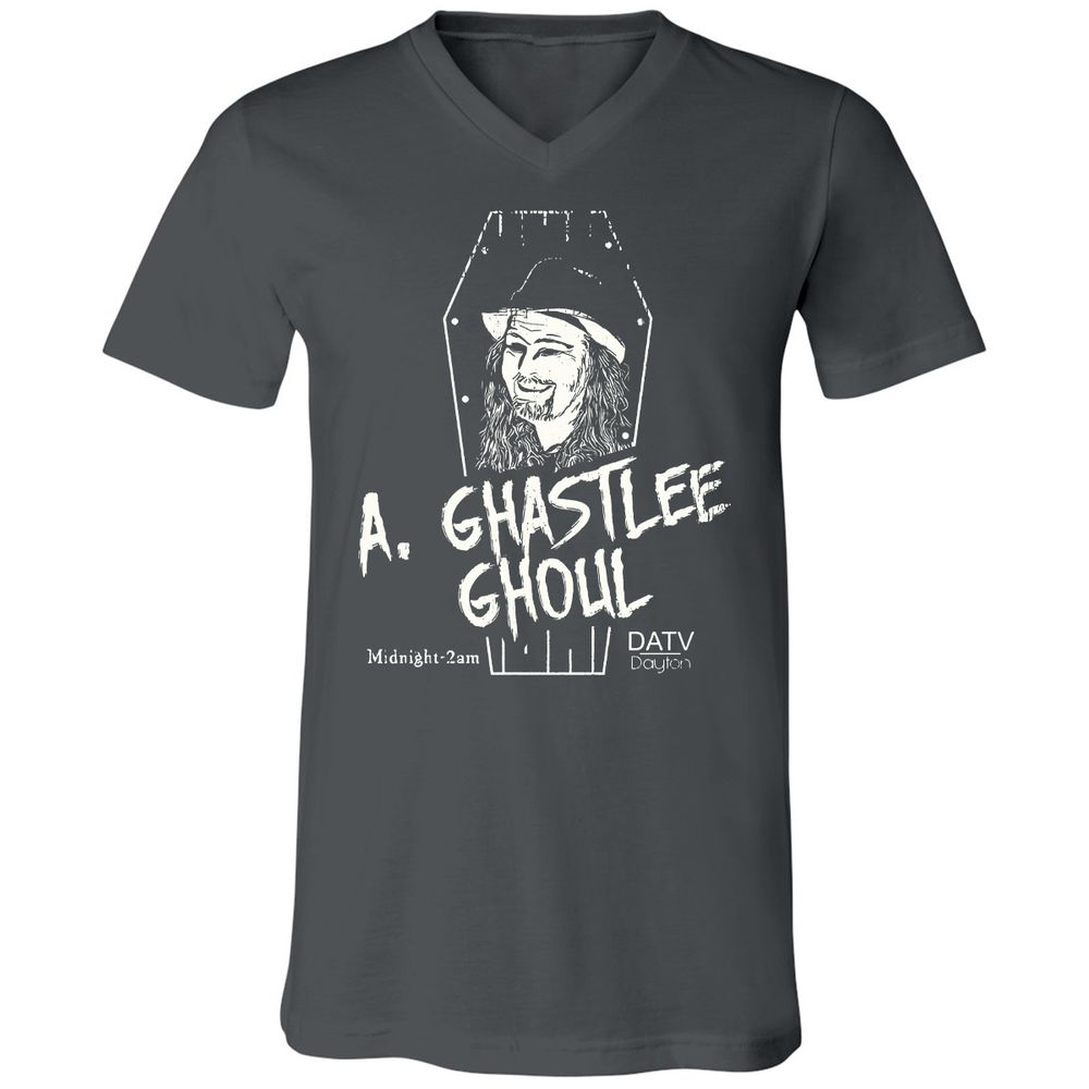 Unisex V-Neck T-Shirt - 3RVJ42AM - Asphalt - 12