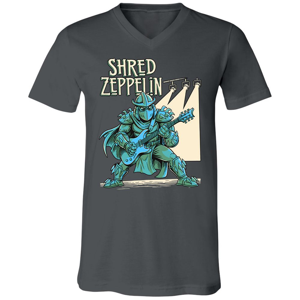 Unisex V-Neck T-Shirt - ZDRYM5PZ - Asphalt - 12