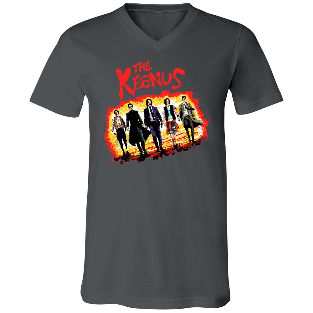 Unisex V-Neck T-Shirt - H3EJ3UFF - Asphalt - 12
