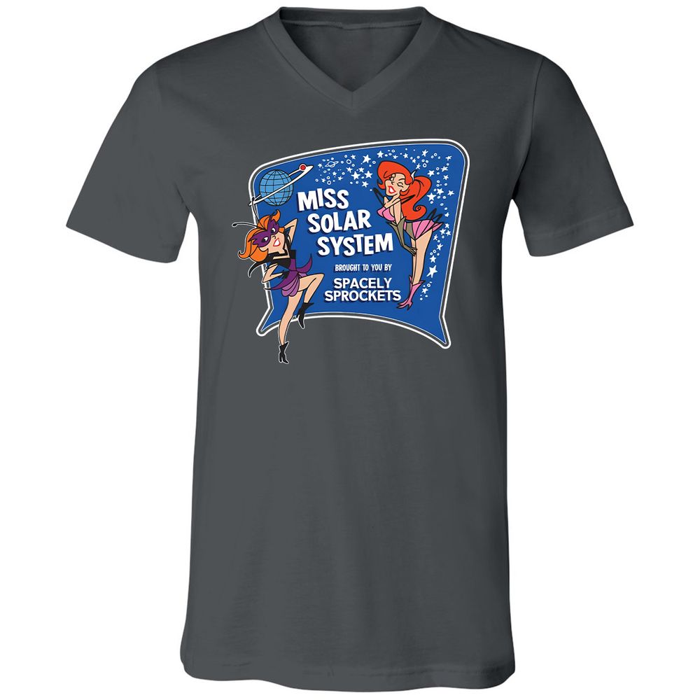 Unisex V-Neck T-Shirt - 53KA71NW - Asphalt - 12