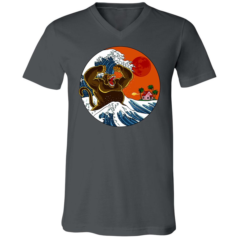 Unisex V-Neck T-Shirt - S7944W6C - Asphalt - 12