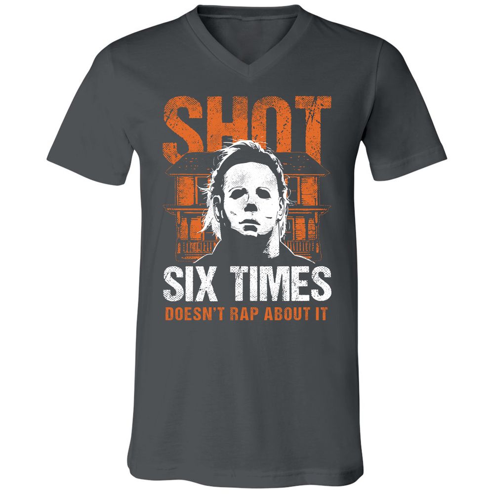 Unisex V-Neck T-Shirt - Y3UJ7AVT - Asphalt - 12