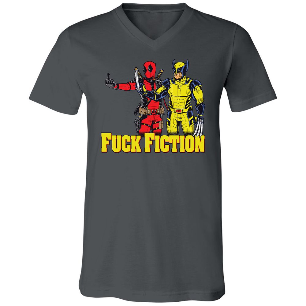 Unisex V-Neck T-Shirt - YHZ21554 - Asphalt - 12