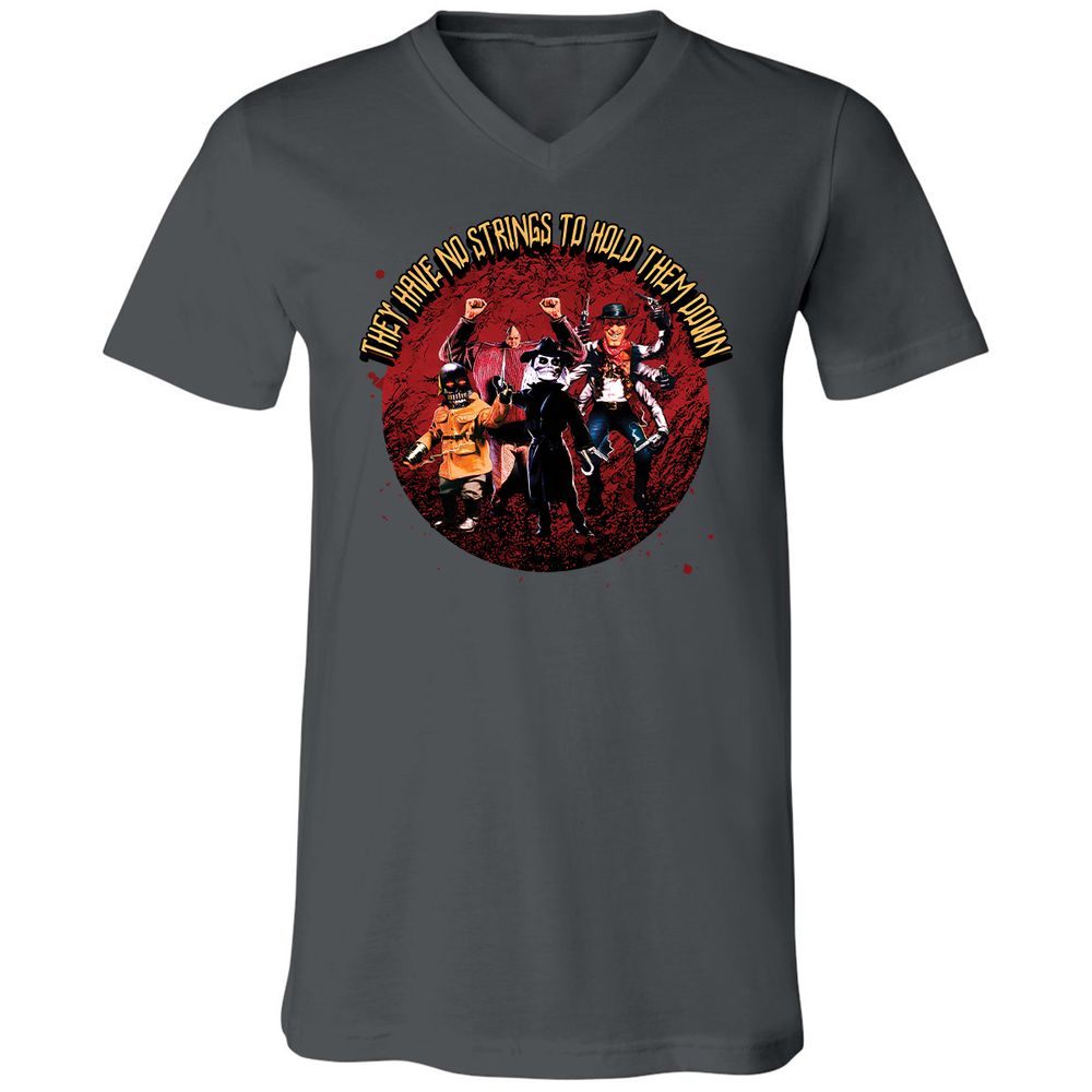 Unisex V-Neck T-Shirt - 3V26T4DZ - Asphalt - 12