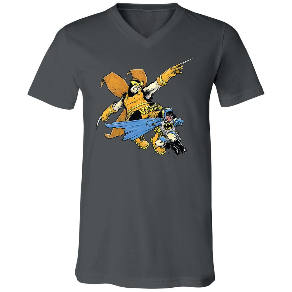 Unisex V-Neck T-Shirt - 97K9RF4C - Asphalt - 12
