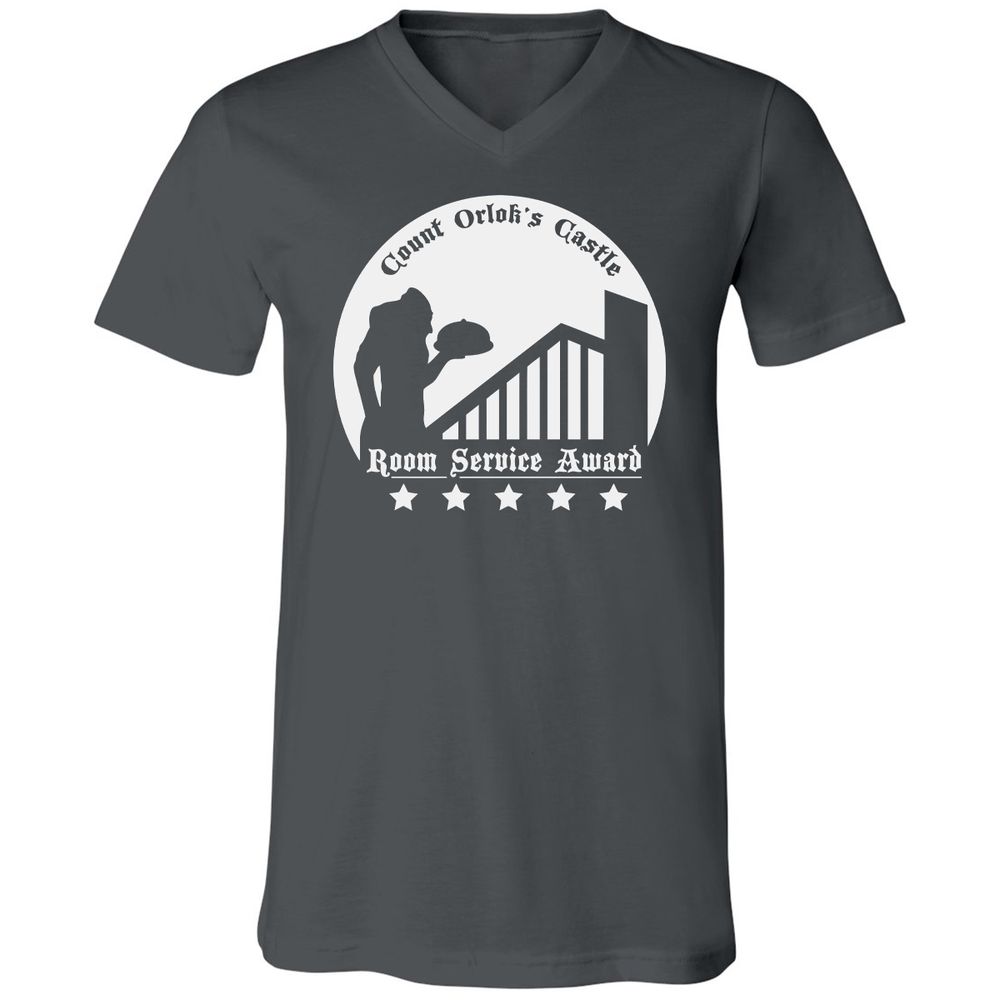 Unisex V-Neck T-Shirt - 5FQ182DM - Asphalt - 12