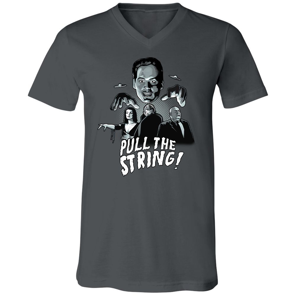 Unisex V-Neck T-Shirt - EHDHV3SY - Asphalt - 12