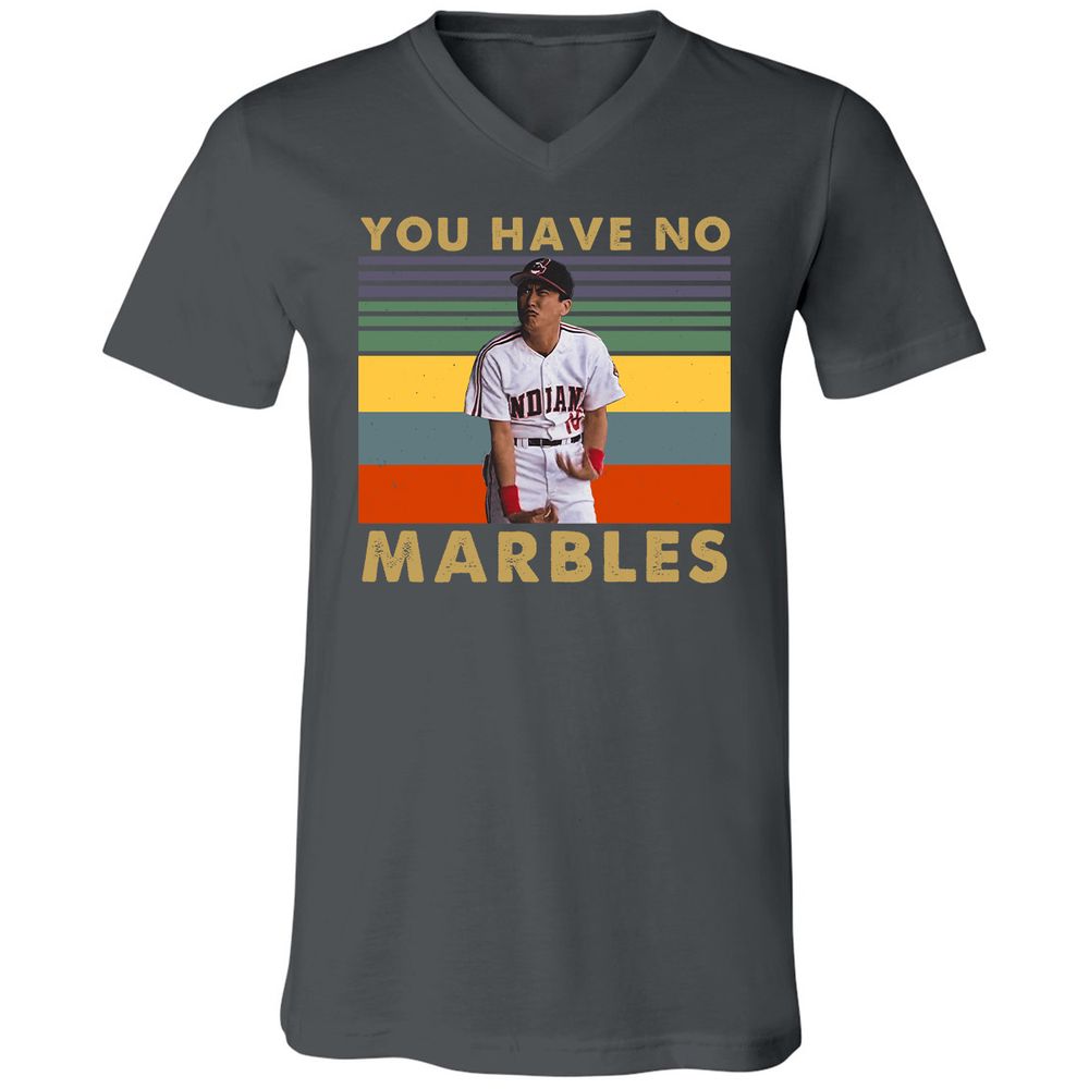 Unisex V-Neck T-Shirt - T4UJA8MQ - Asphalt - 12