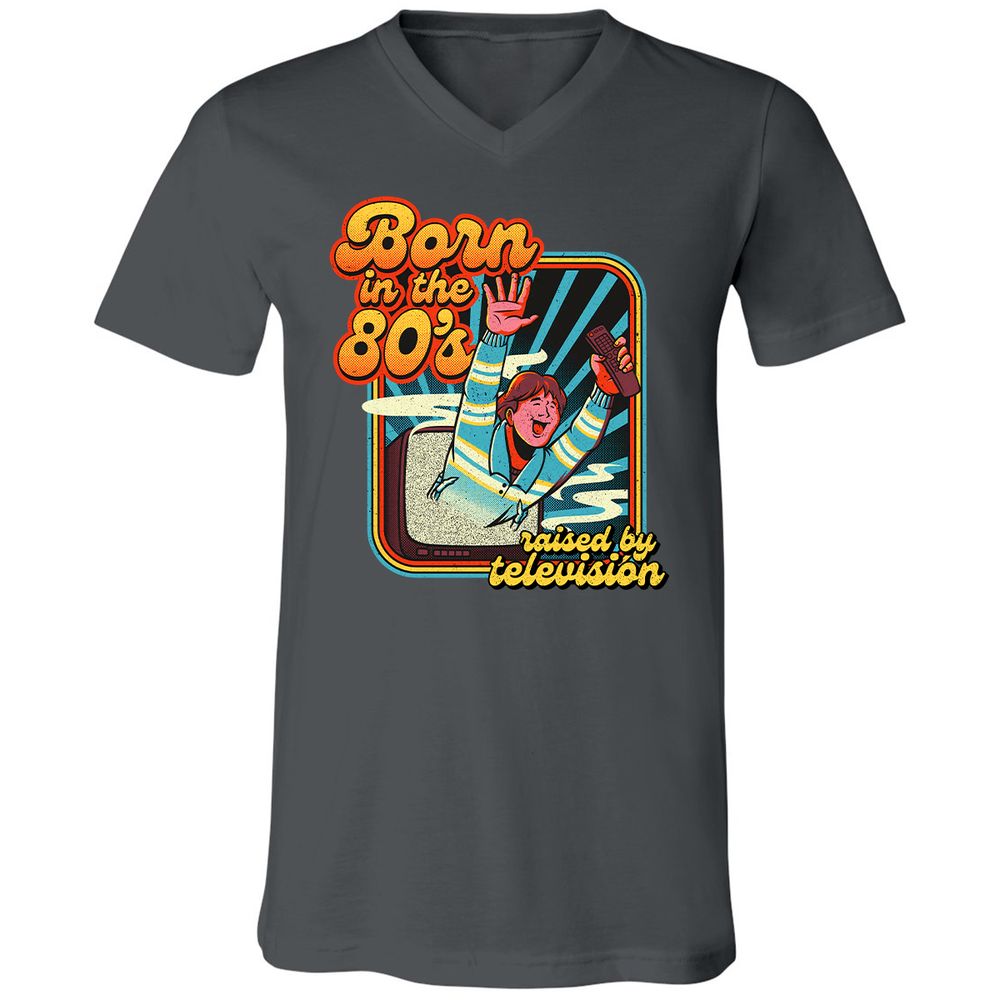 Unisex V-Neck T-Shirt - FSB24GAW - Asphalt - 12