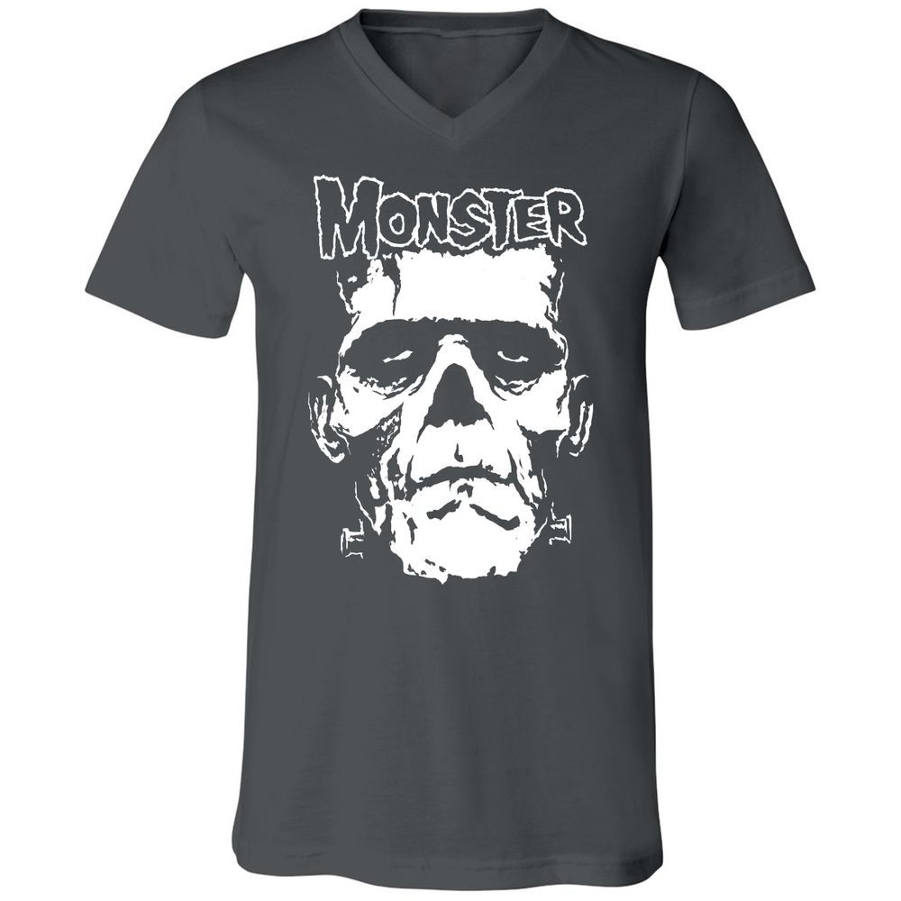 Unisex V-Neck T-Shirt - H416EA7Z - Asphalt - 12