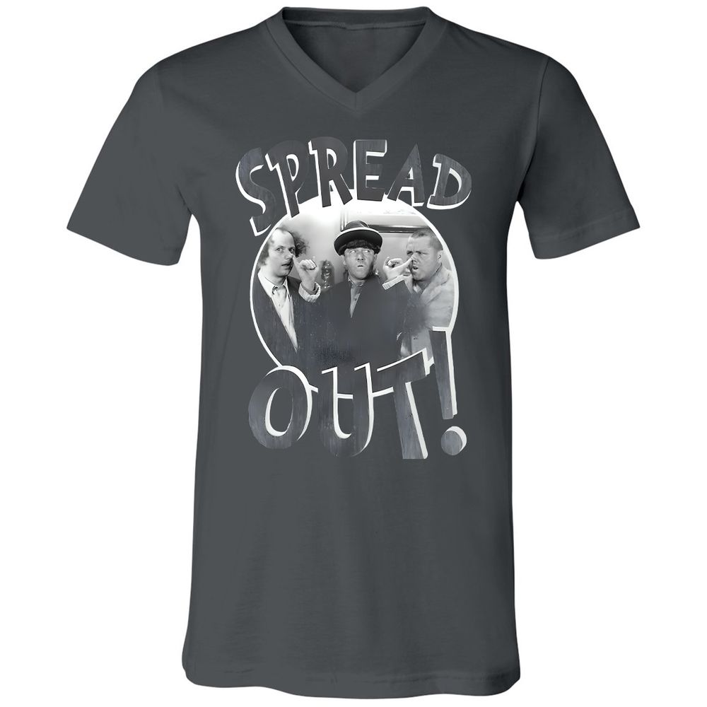 Unisex V-Neck T-Shirt - AN5QSR1Z - Asphalt - 12