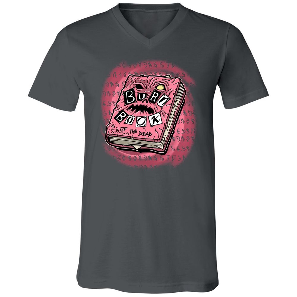 Unisex V-Neck T-Shirt - UJ1MMAWD - Asphalt - 12