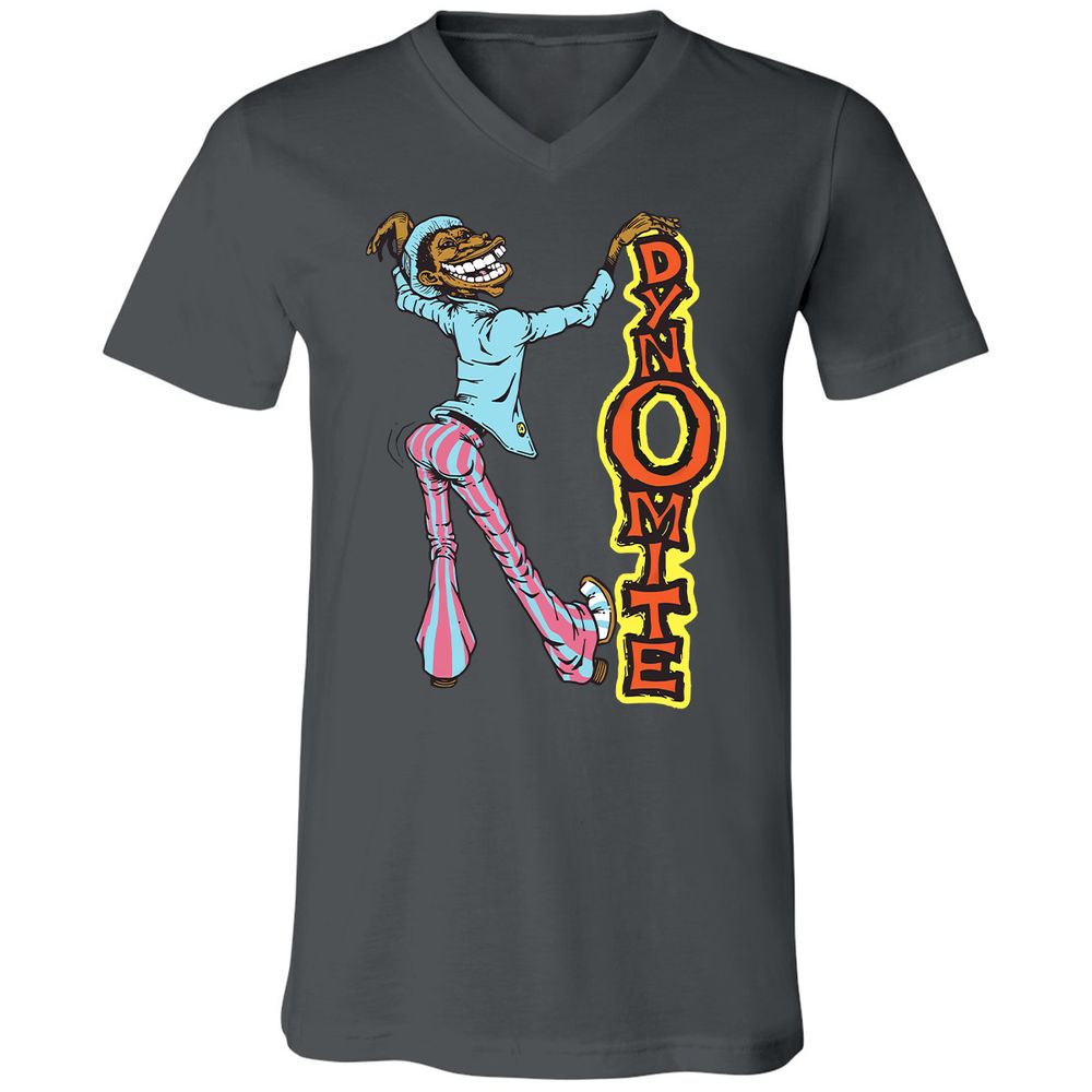 Unisex V-Neck T-Shirt - 4X4D21NY - Asphalt - 12