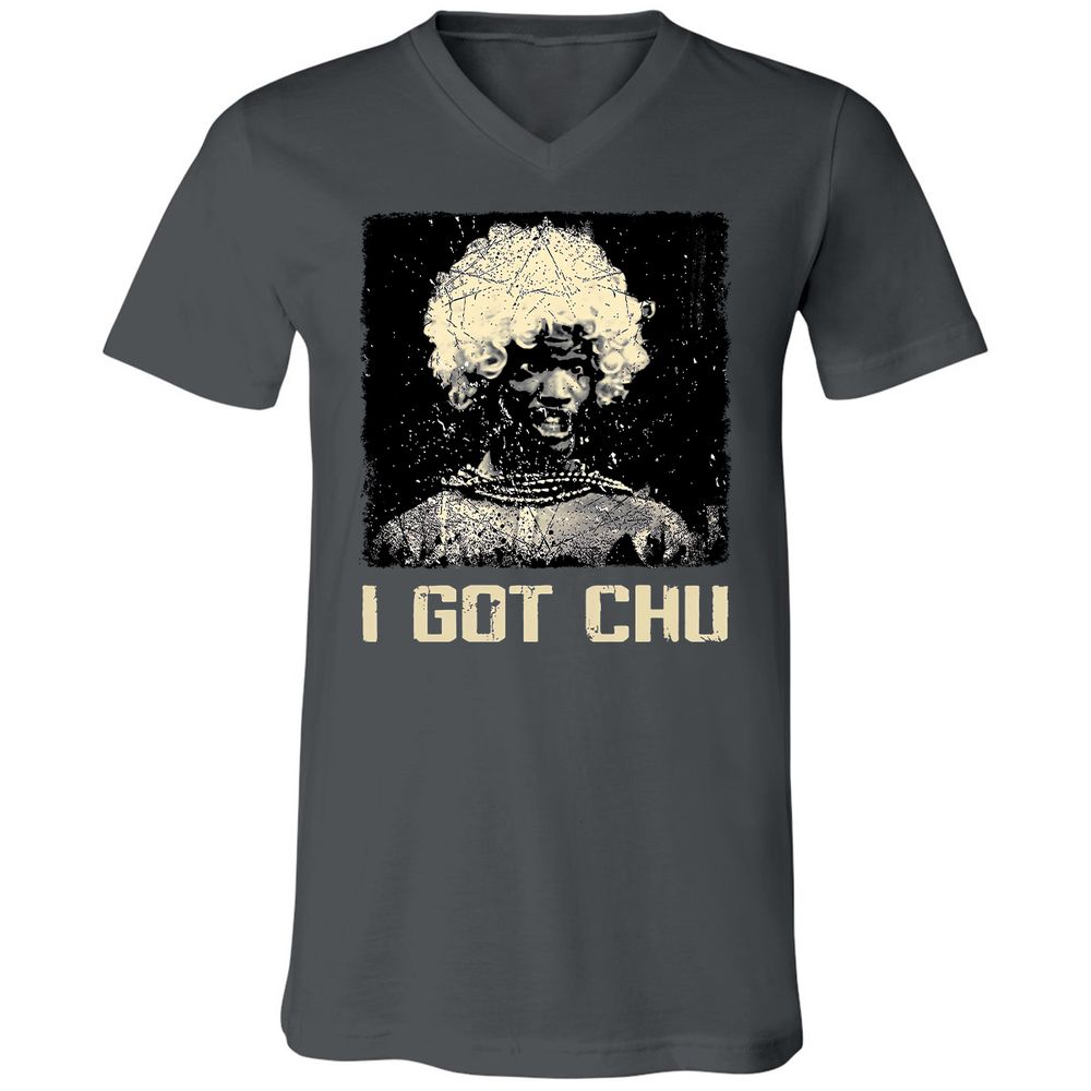 Unisex V-Neck T-Shirt - ZEMCYDUK - Asphalt - 12