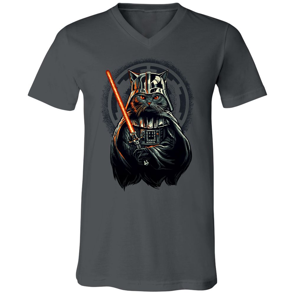 Unisex V-Neck T-Shirt - TE8RQSGW - Asphalt - 12