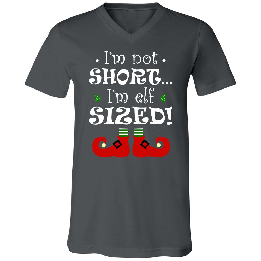 Unisex V-Neck T-Shirt - 285YPQSE - Asphalt - 12