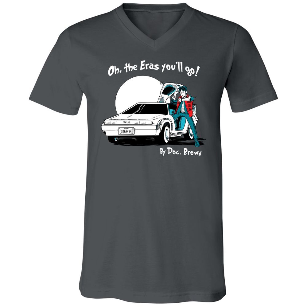 Unisex V-Neck T-Shirt - HL316JCV - Asphalt - 12