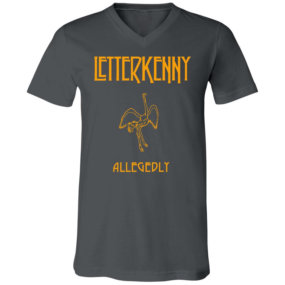 Unisex V-Neck T-Shirt - 6164ZZED - Asphalt - 12