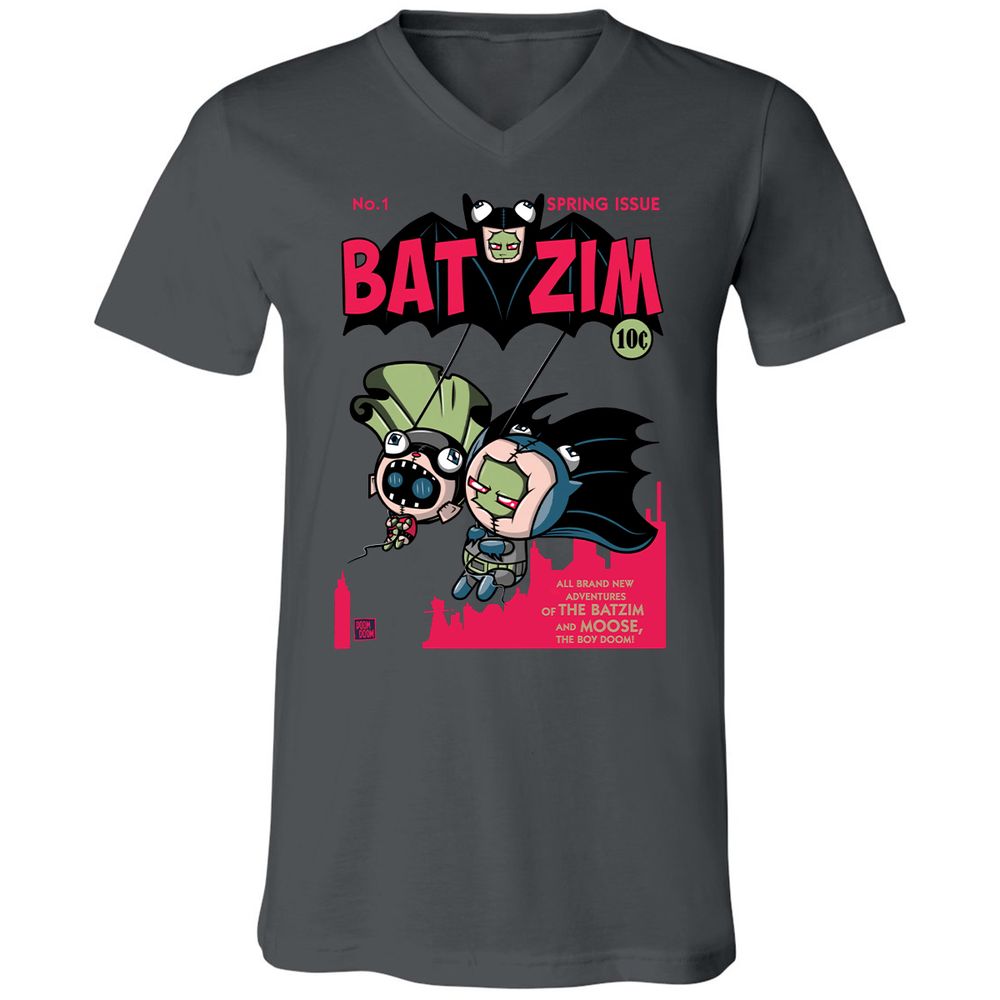 Unisex V-Neck T-Shirt - 1W3BT54W - Asphalt - 12
