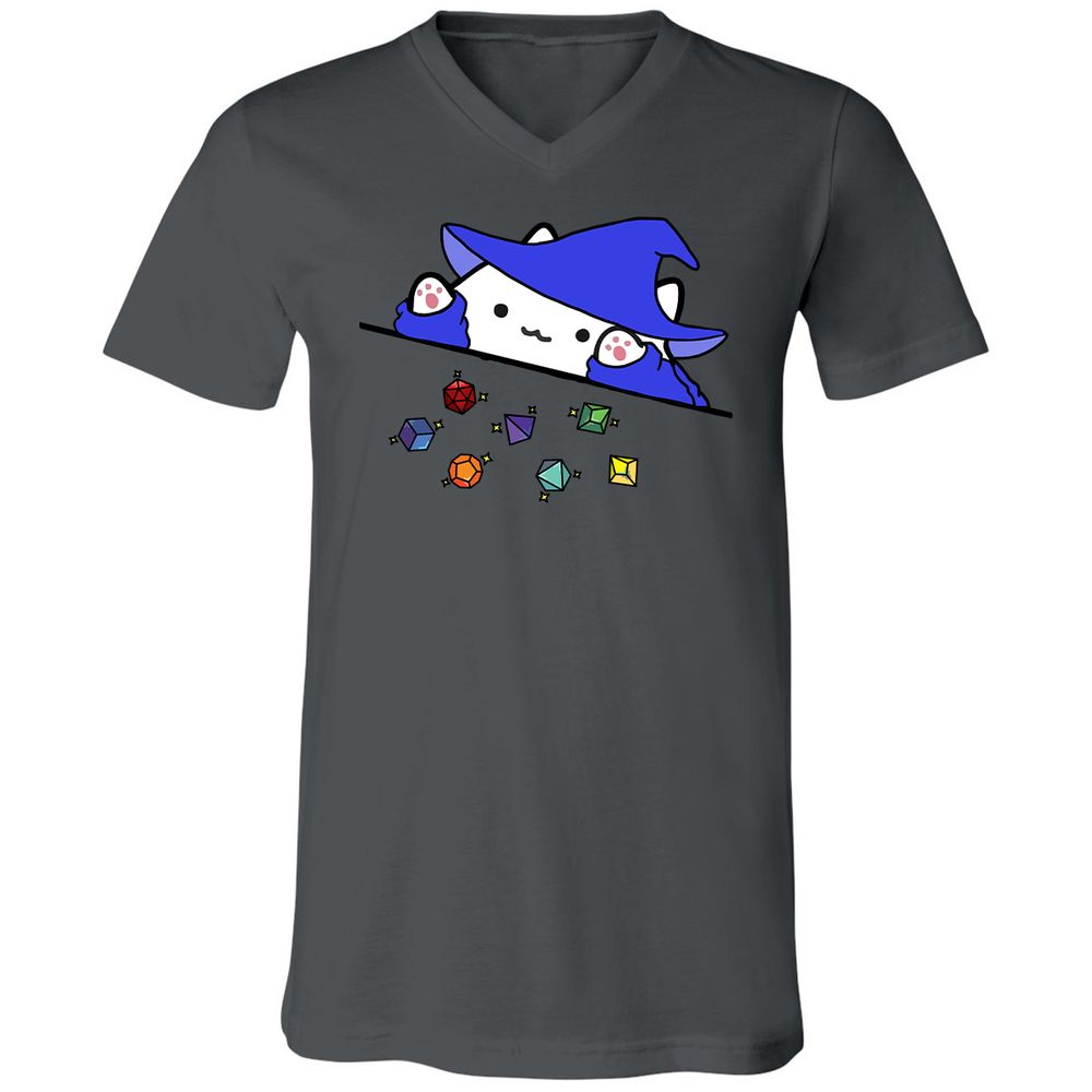 Unisex V-Neck T-Shirt - NXVJ2L23 - Asphalt - 12