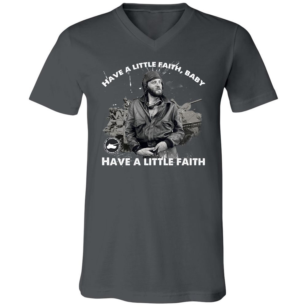 Unisex V-Neck T-Shirt - UGX8D2S4 - Asphalt - 12