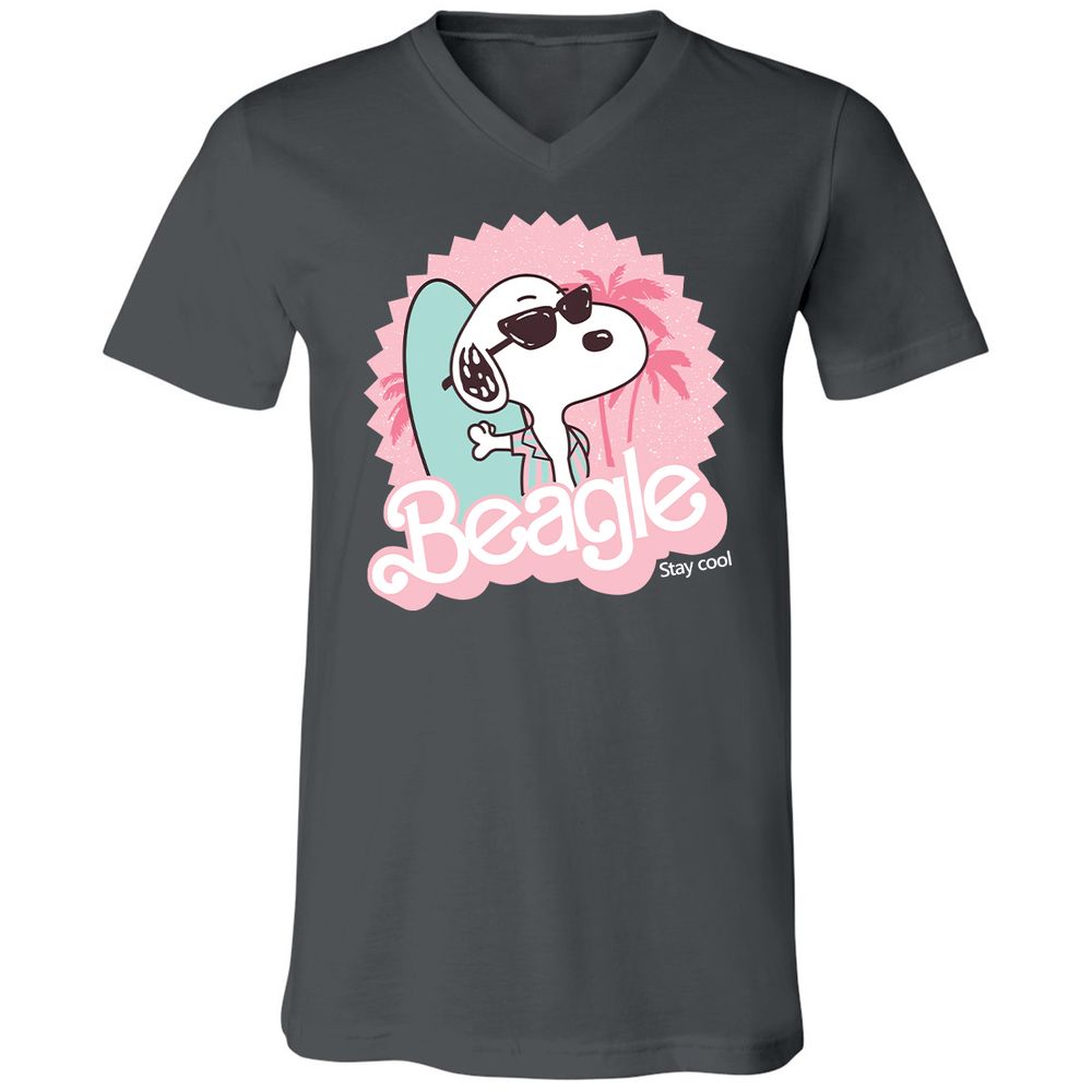 Unisex V-Neck T-Shirt - MP4NN8EC - Asphalt - 12