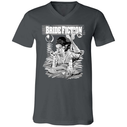 Unisex V-Neck T-Shirt - 733FYL3C - Asphalt - 12