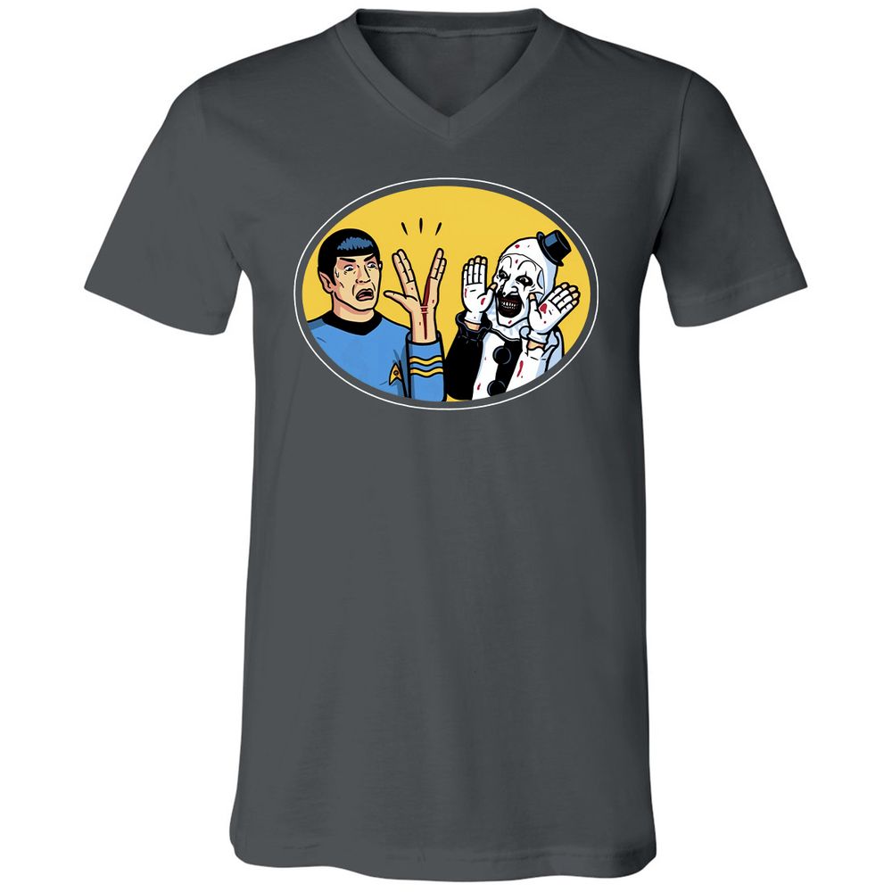 Unisex V-Neck T-Shirt - MRHD17H4 - Asphalt - 12