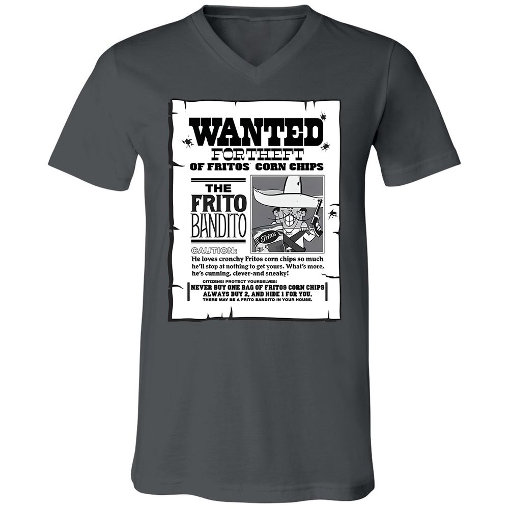 Unisex V-Neck T-Shirt - YWNJ11T5 - Asphalt - 12