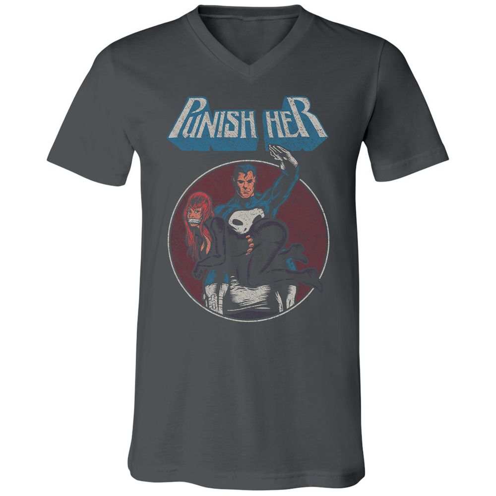 Unisex V-Neck T-Shirt - RTK27H64 - Asphalt - 12