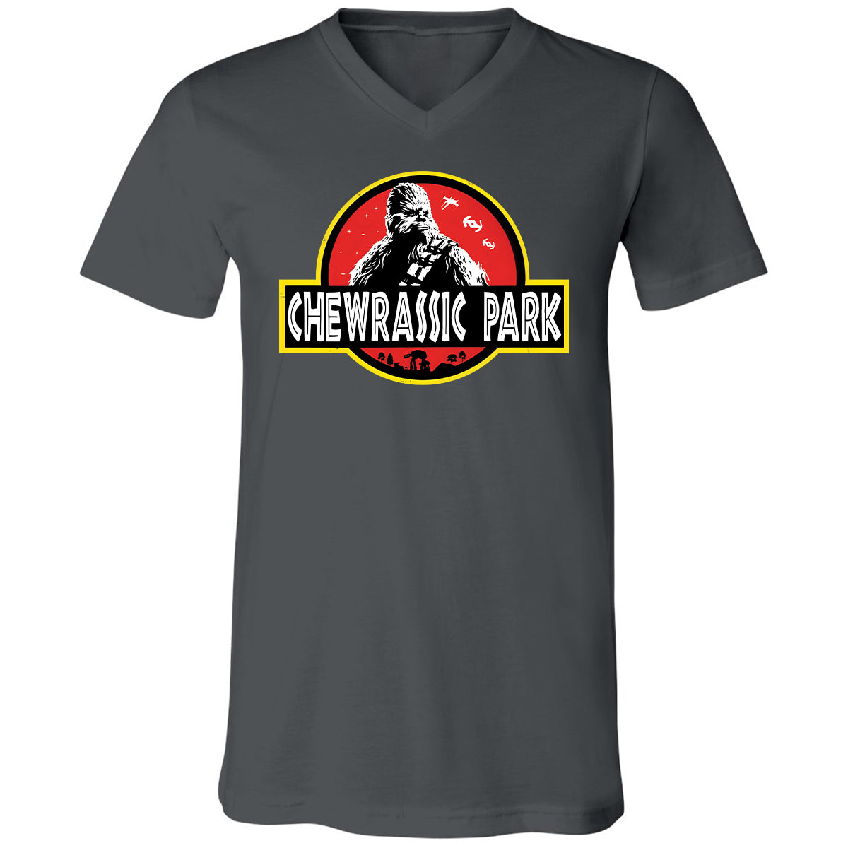 Unisex V-Neck T-Shirt - SQB3SM22 - Asphalt - 12