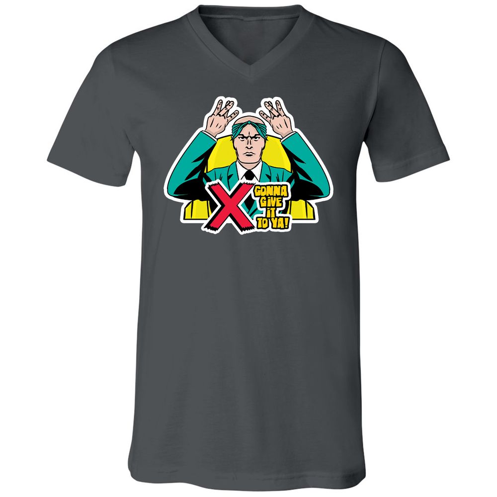 Unisex V-Neck T-Shirt - K3K2HSDX - Asphalt - 12