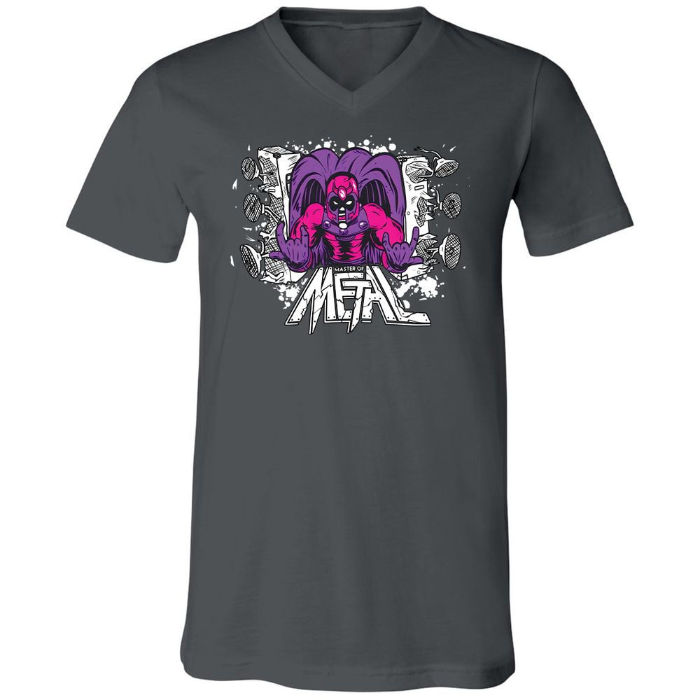 Unisex V-Neck T-Shirt - DJZ7S578 - Asphalt - 12