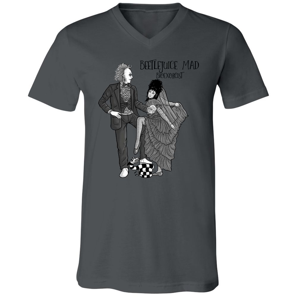 Unisex V-Neck T-Shirt - 2TV4J9AB - Asphalt - 12