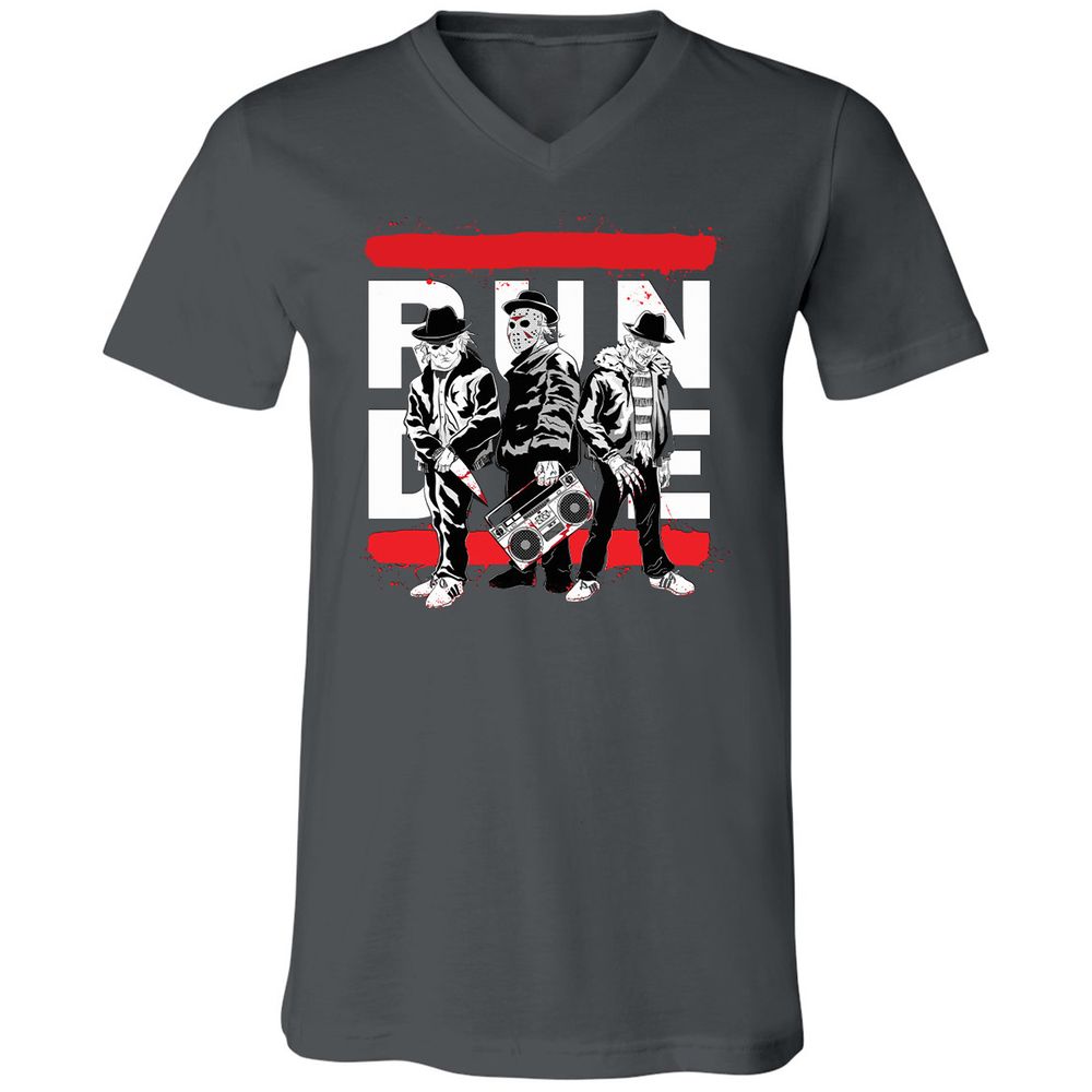 Unisex V-Neck T-Shirt - K5S81PRX - Asphalt - 12